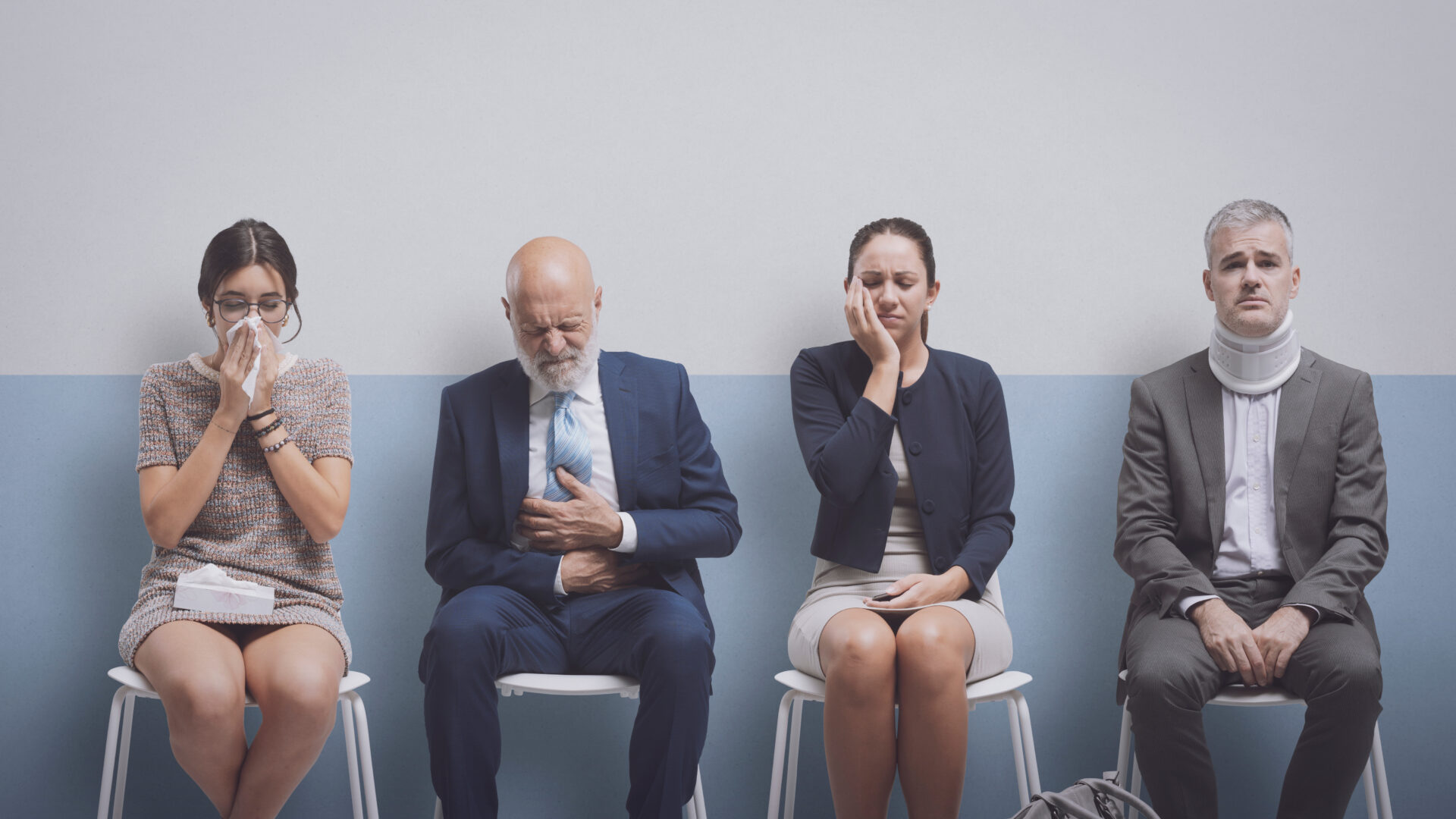 people in waiting room